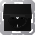 Socket outlet, 16A/250V, matt graphite, A500 A1520BFKLSWM | 4011377185838