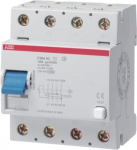 4P 125A 300mA AC type F204AC-125/0.3 Residual Current Circuit Breaker (RCCB) 2CSF204001R3950 | 8012542941705