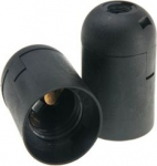 Lamp Holder E27 4A black D.3005 | 5907484331581