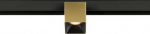 FIXT-IT!, 48V, DALI, Square, Surface mounted track, Spot, 2700K, 6.6 W, 36&deg;, Gold/Black 1008983 | 4024163303453