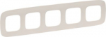 Plate Valena Allure - 5 gang - ivory 754315 | 3414970477804