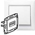 PRISE RJ45 CAT5E UTP BLANC  2 SORTIES 774239 | 3245067742396