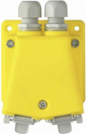 Flansdosa IP67, gul DG-RJ45 | 4011721071510