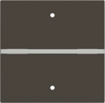 Color: Anthracite.   Rocker cover with custom symbol for KNX sensor/actuator.   Suitable for codes: RB/U 1.1.   Size: 2 modules. 2CLA222101N1801 | 8427238242361