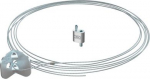 Neso&scaron;ā trose ar universālo stiprinājumu 1x3000mm, St, G 1450422 | 4012197009083