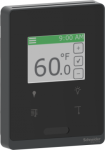 SmartX Cover Plate, for Sensor Base, Touchscreen, with 4 Buttons Light/Blind, PIR, Optimum Black Cov SXWSC4PSELXB | 3606481732606