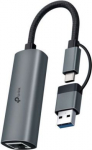 TP-LINK USB Type-C to 2.5 Gigabit Ethernet Network Adapter | UE310C | Ethernet LAN (RJ-45) ports 1 | MU-MiMO No | no PoE UE310C | 1210002601306