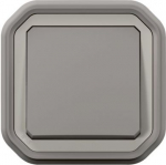 PLEXO PUSH BUTTON NO CONTACT - GREY - FLUSH 069820L | 3414972110495
