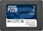 SSD PATRIOT P220 2TB SATA Write speed 500 MBytes/sec Read speed 550 MBytes/sec 2,5" TBW 960 TB P220S2TB25 P220S2TB25 | 4711378424324
