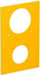Nosegplāksne 1 kontaktligzdai + CEE spraudsav 166x105mm, PVC, zaļ&scaron;, 6000 6109858 | 4012196179503