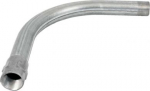 Elbow 90&deg; for steel threaded wiring pipes ČSN diameter 47 mm, galvanized, corrosion resistance 2 6136 ZNM_S | 8595057627314