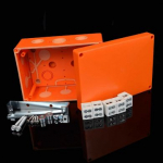Wiring box KSK 175 2PO10 with maintained functionality in fire, classified according ZP 27/2008, DIN 4102-12, STN 920205. KSK 175_2PO10 | 8595568924353