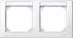 Frame, 2-gang, polar white, Merten M-Smart MTN471219 | 3606485096025