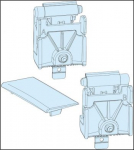 Hinge kit, PrismaSeT P & G, for front plate LVS08585 | 3606481868329