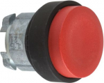 Head for illuminated push button, Harmony XB4, metal, red projecting, 22mm, spring return, unmarked ZB4BL47 | 3389110222913