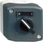 Dark grey station, 1 selector switch &Oslash;22 standard handle 1NO. range of product: Harmony XALD - product or component type: complete control station - device short name: XALD - product destination: for XB5 &Oslash; 22 mm control and signalling units - operato ...