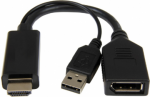 Active 4K HDMI to DisplayPort Adapter 0.1m, black A-HDMIM-DPF-01 | 8716309121484
