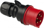 CEE Industrial Plug 5x20A (3P+N+PE) 7h IP44 red / black 0159-7 | 9003399187063