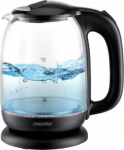 Mesko | Kettle | MS 1302b | Electric | 2200 W | 1.7 L | Glass | 360&deg; rotational base | Black MS 1302B | 5903887808521