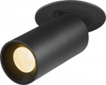 NUMINOS PROJECTOR S recessed ceiling light, 3000 K, 55&deg;, cylindrical, black / black 1006945 | 4024163268011