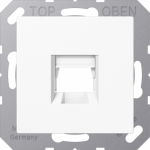 Cover plate 1xRJXX, white AS500WW A1569-1WEWW | 4011377177352