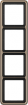 4-gang frame, gold-bronze, CD500 CD584GB | 4011377056909