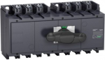 Manual source changeover switch Interpact INS630, 3p, 630A. range of product: INS320...630 - device short name: INS630 - network type: AC, DC - network frequency: 50/60 Hz - mounting mode: fixed - upside connection: front - downside connection: front ...