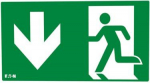 NEXI-PICTO-D 20m Single-Sided Down Arrow Pictogram for NexiTech LED Exit Sign (10 pcs.) NEXI-PICTO-D | 3660191600563
