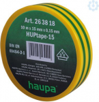 Insulating tape, green/yellow, 19mm x 20m 263860 | 4011923534691