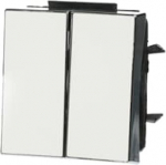 Two-part Cover plate, white, 8511 BL, Sky Niessen 2CLA851100A1101 | 8427238134291
