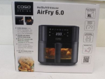SALE OUT. Caso Designer Air Fryer | AirFry 6.0 | Power 1700 W | Capacity 6 L | Black | UNPACKED, SCRATHED ON FRONT | 24 month(s) 03185SO | 2000001402382