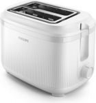 Philips Toaster | HD2511/00 3000 Series | Number of slots 2 | Housing material Metal | White HD2511/00 | 8720389041266