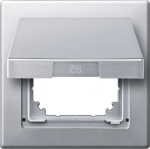 Cover frame, Merten M-Smart, 1 gang, aluminium 478060 | 4042811063238