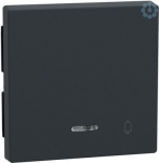 Schneider Electric Merten System M rocker with indicator 430814 is in color anthracite for single switch. This rocker with indicator belongs to M-Arc, M-Elegance, M-Plan, M-Plan glass, M-Smart, M-Star, System M aesthetic group. The device's fixing mo ...
