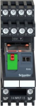miniature pre assembled plug in relay with socket, Harmony Electromechanical Relays, 6A, 4CO, LED, l RXM4AB2B7PVM | 3606489563103