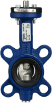 VF208W Butterfly Valve, 2-Way, DN40, Wafer Flanged, 316 Stainless Steel Disc, EPDM Liner, Kvs 50 m&Acirc; VF208W-40NS | 3606489660833