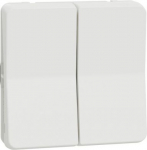 2 Switch, Mureva Styl, mechanism, 1-pole 2-way, electromechanical, 10AX, IP55, white MUR39022 | 3606480789250