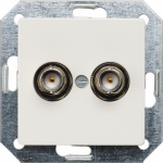 DELTA i-system titanium white BNC plug socket 2-fold, 75 ohm cover plate 55 x 55 mm www.siemens.com/delta. Siemens offers a comprehensive portfolio of protection, switching, measuring and monitoring devices, distribution systems as well as switches a ...