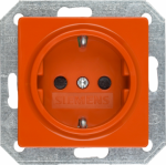 DELTA i-system SCHUKO socket outlet with increased touch protection orange, 55x 55 mm DELTA switches and socket outlets � design and quality to perfection from Siemens. Due to its eternally stylish shapes and a multitude of colors, our comprehensive  ...