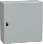 Spacial S3D plain door w/o mount.plate. H600xW600xD250.IP66 IK10 RAL7035.. range of product: Spacial S3D - device application: multi-purpose - product or component type: compact enclosure - enclosure nominal height: 600 mm - enclosure nominal width:  ...