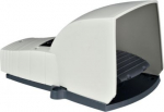 Single foot switch, Harmony XPE, plastic, grey, with cover, 1 step, 1 contact 1NC+NO, IP66 XPEG310 | 3389110166361