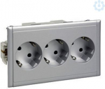3-gang socket, CYB-PS, 37&deg;, White (RAL 9010), Thorsman 5940111 | 7315880103288