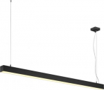 Q-LINE DALI SINGLE, LED pendant, dimmable, 1500mm, 47W, 3000K, black 1001309 | 4024163196116