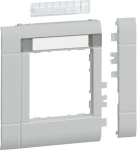 Frontplate modular, BRH, CP 55, Lid 100, hfr, Labeling Field, lightgrey GR1002A7035 | 4012740982443