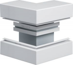 External corner of base profile for BRA 85x170mm lid 80mm of alu in pure white BRA8517039010 | 4012740841672