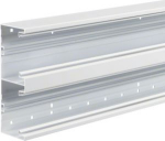 Wall trunking base front mounted BRA 68x210mm lid 2x80mm of aluminium pure white BRA652101D9010 | 4012740834216