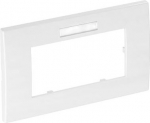 AR45-BF2 AL, Cover frame, double, aluminium painted 6119356