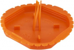Signal cover (for flush mounted junction boxes &Oslash;60mm) - orange 37083008 | 5907813211218