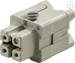 HDC HA 3 FS female insert, 400V, 16 A, 3P 1498200000 | 4008190176556