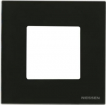 N2271 CN Single frame, black glass, 2 modules Zenit 2CLA227100N3102 2CLA227100N3101 | 8427238074801